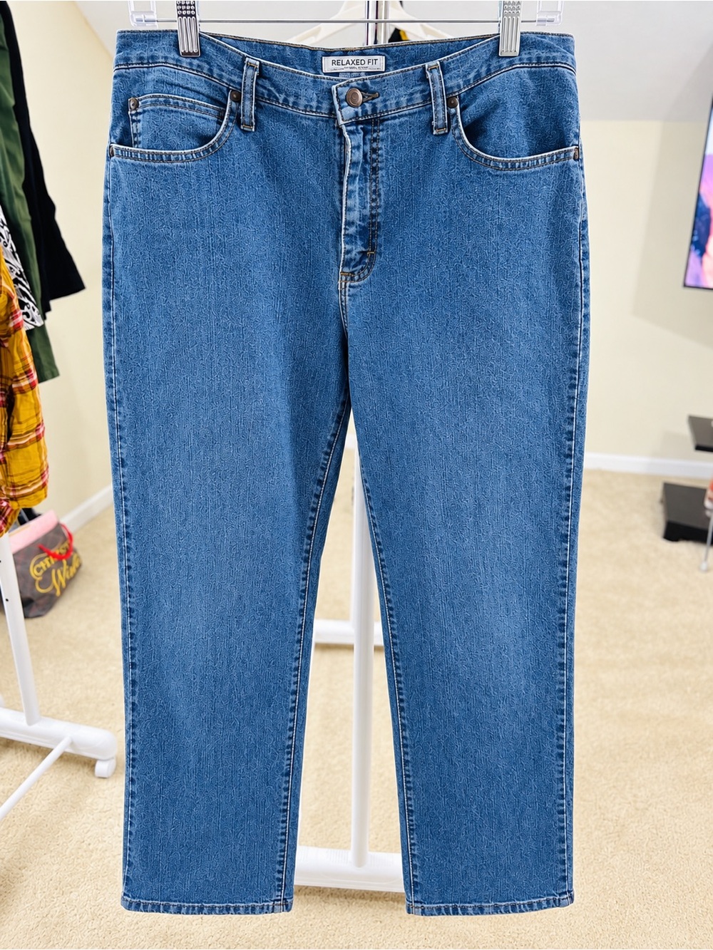 Lee Women’s Straight Leg Jeans — Medium Blue Denim